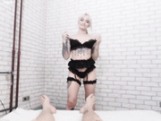 Leah Meow Black Lingerie Sextape