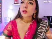 Ashalisha indian nudeshow in saree with dildo