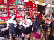 CreamyInkk romanian birthday lesbian orgy party part 1