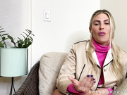 Roslyn Levy of interview roleplay cum on eyes facial