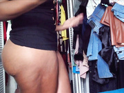 Phat ass Ebony cuckolds me and teases me