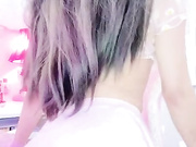 Dreamymoo squirting dildo masturbation of video