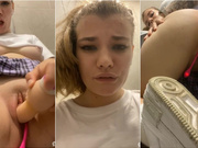 Holy_Tereza Dildofuck Pussy in Public Toilet (MustWatch