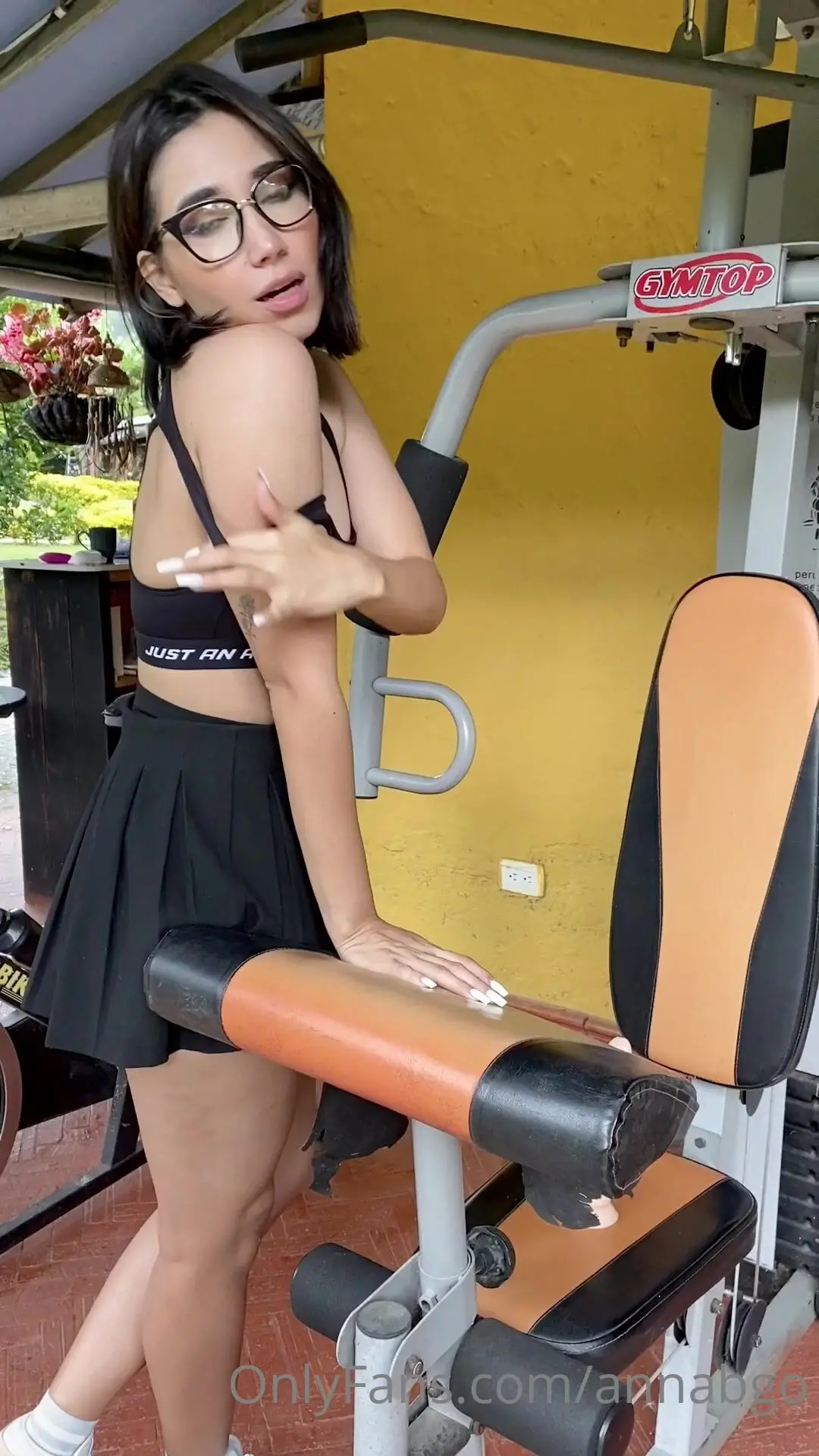 Annabog en el gym