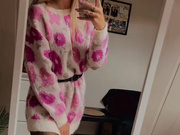 A sexy Polish girl dances in shiny black pantyhose 2