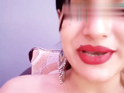 SOHANI-S face +loud moaning + striptease pvt show 2