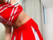 eli_sun teases with panty