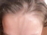 hot brunette blowjob