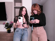 Vanandjuani & Lindabluee 1st lesbian show together pt 1