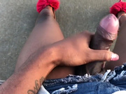 Mars Attack  PUblic TS Princess cum part.1