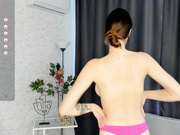 mariambuss new girl topless striptease in panties pvt