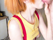 sushibunniii Misty Cosplay Blowjob