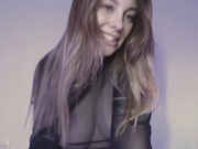 Queenoftease Shows Her Boobs In A Transparent Shirt 08-