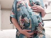 Ashley Alban- Showing off Pregnant Body