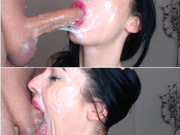 Monaher's Face Used Like a Cunt. Super Sloppy Facefuck