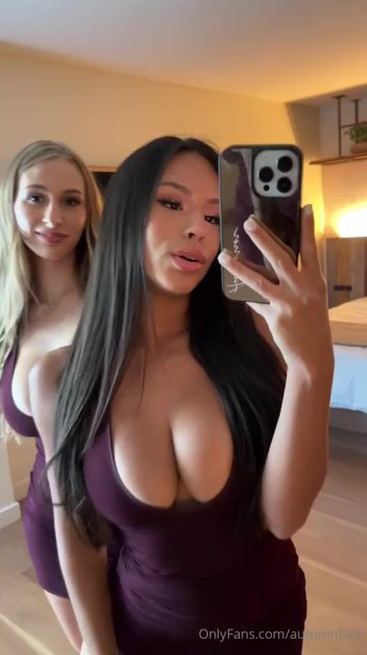 Autumn Falls & Angel Youngs OF POV Anal Threesome Sex