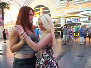 Nakedbarbiedoll - Balcony Gg Action with Riley Sparks