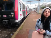 Roma Amor ⭐️ Chilean Fuck In Public Train (Full Video)
