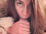 fur coat blowjob 2
