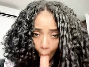 curlyier hot boobjob and fuck
