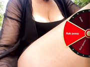 KristinaM-Squats In Dress And Black Panties Off Panties