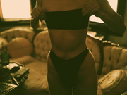 cute girl teases with her hairy pussy pt 3