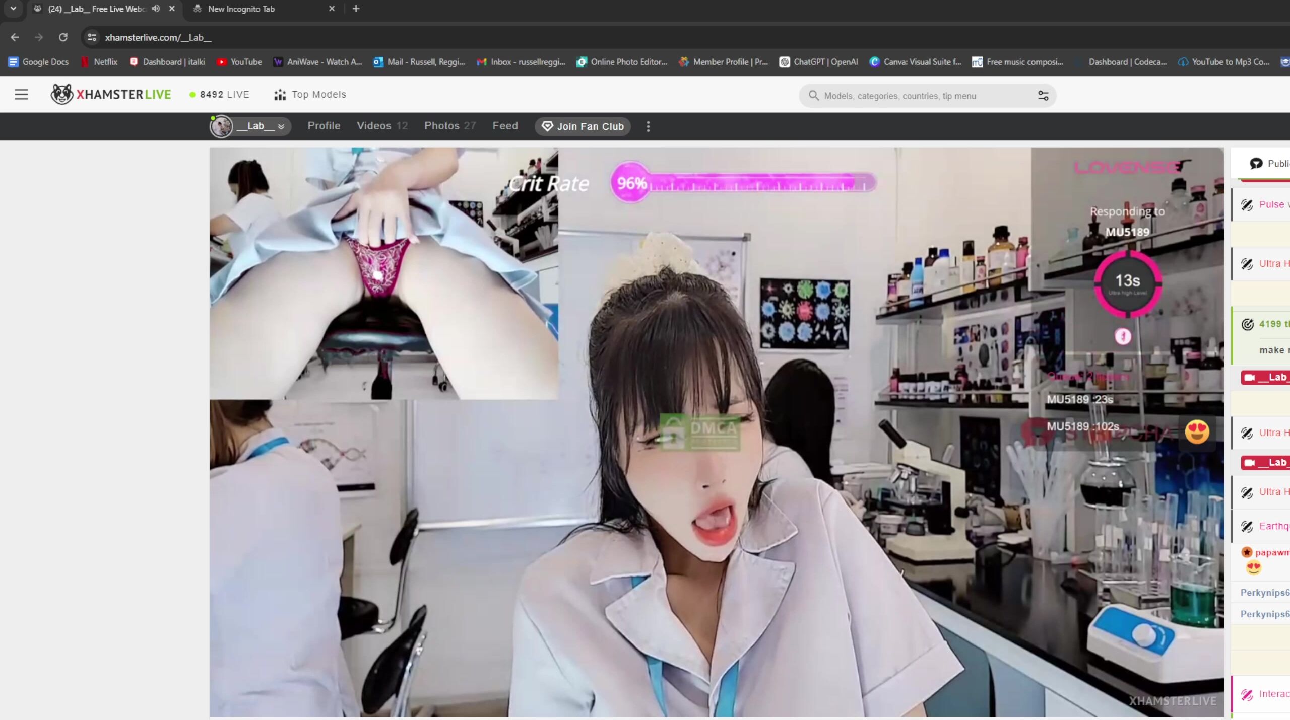 Lab masterbates - CamWhores