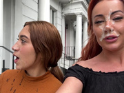 Zoe Grey - Double facial and cum walk with Artemis