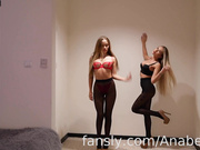 @nabel054 Juli@ and Vik@ masturbating on bed