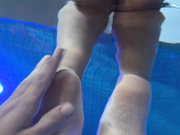 laylamarlene bj and footjob at the pool