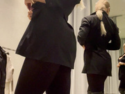 MarrylouAnne stripping and teasing in clothing store