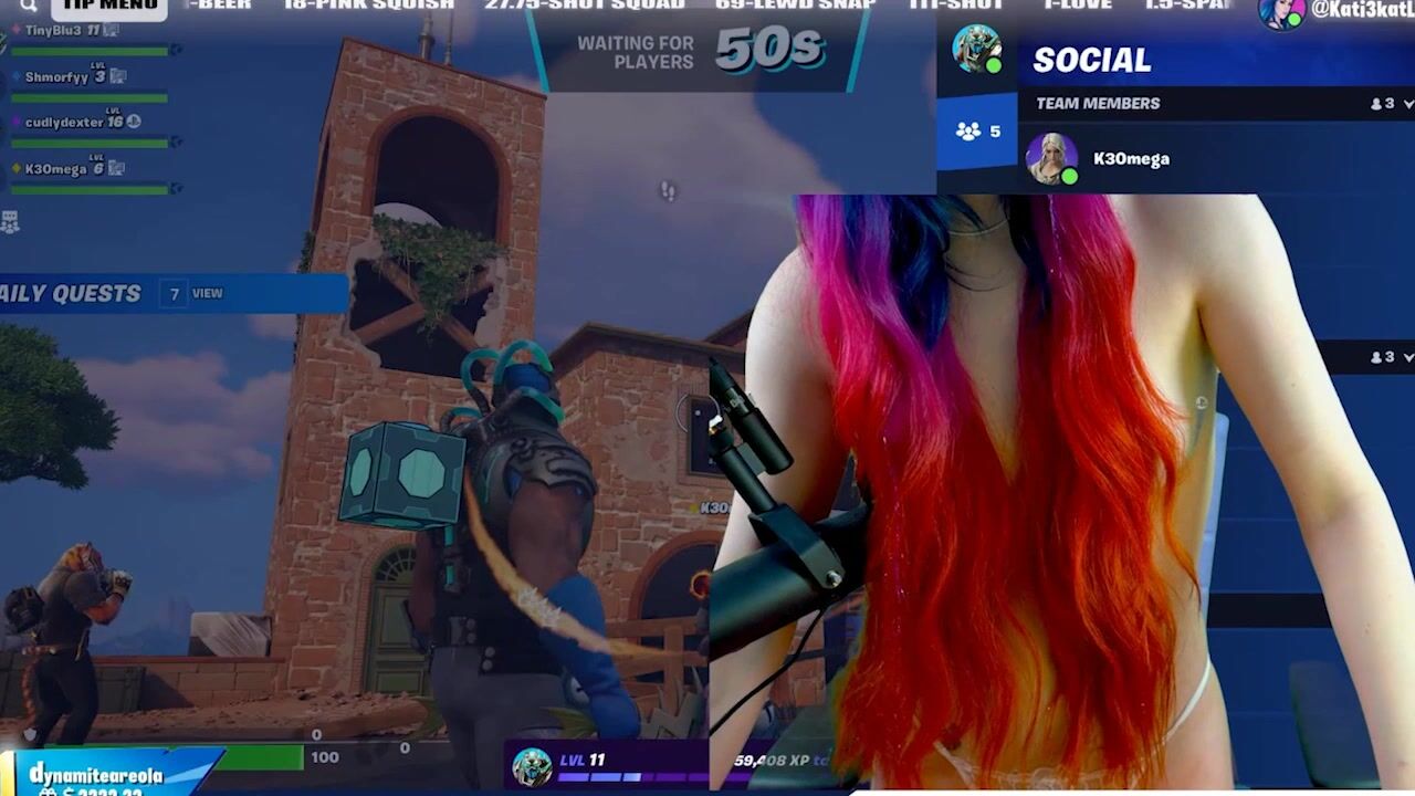 kati3kat may 27 fortnite again sexy tits