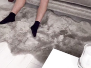 Lynx fur coat blowjob