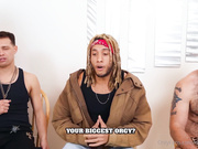 AngelYoungsXXX OnlyFans Blind Casting Ends in DP Orgy