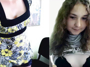 Gilley and Amanda Split Screen