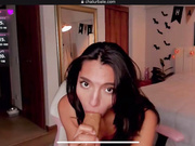 Sharon__baker_ sloppy dildo bj tease