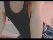 Redhead Squirter Fucks Pussy And Ass