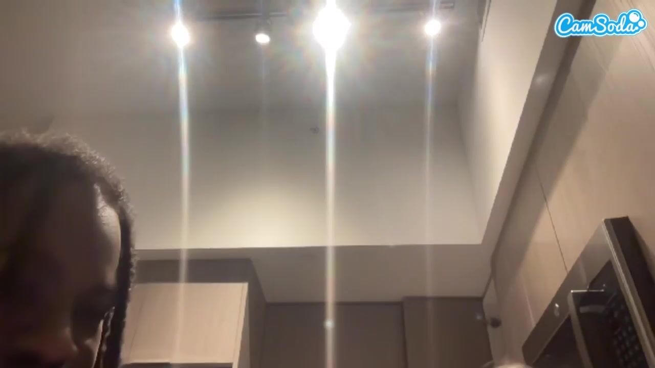 Curvyellaxo fucking BBC in the kitchen