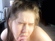 HornyGirlH sloppy tit wank