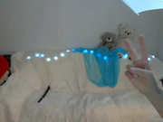 ashleybulgari red lingerie ohmibod