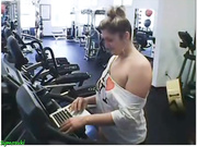 Tyler Ashay showing off on a gym