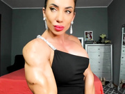 Goddess flex in night dress