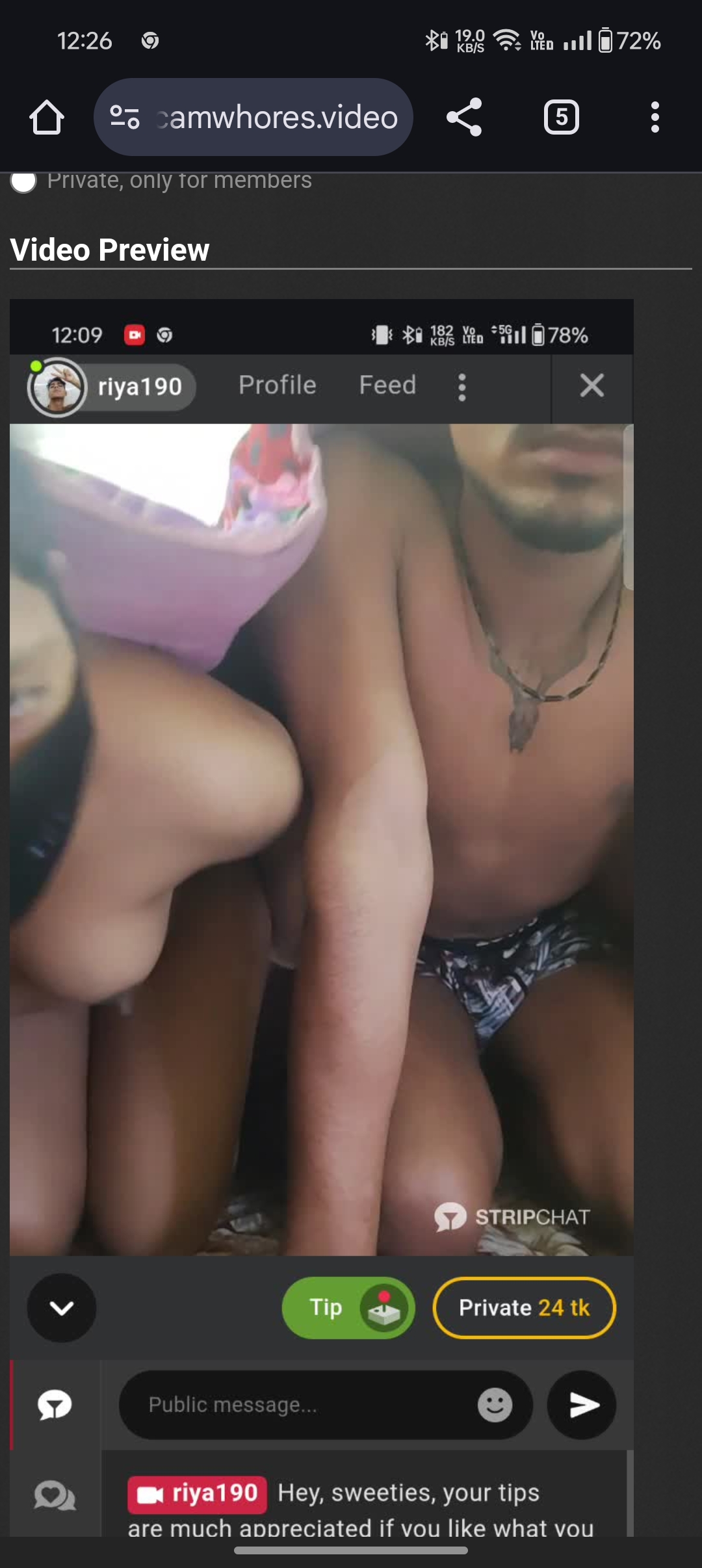 riya190 ( new couple fuck show)