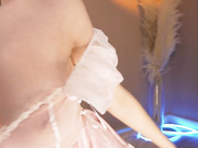 tessarosse_ topless cream on boobs 02