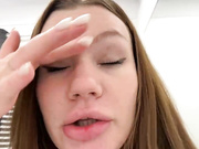 Justmila anal fucking a "stranger" in dressing-room