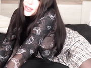 Whipped cream on pussy while masturbating