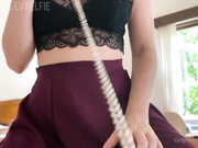 Eva Elfie - OF POV Foot Job & Creampie