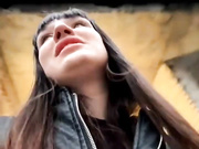 Sophie_Avory with her friend (Mia) in public area