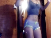 Girl dancing at home 1