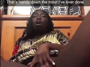 BLACK TEEN SNEAKS DINNER TO FUCK HER PINK PUSSY